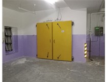 【德軒案例】梧桐院地庫改造——墻面刷油漆、乳膠漆，改造人防門油漆